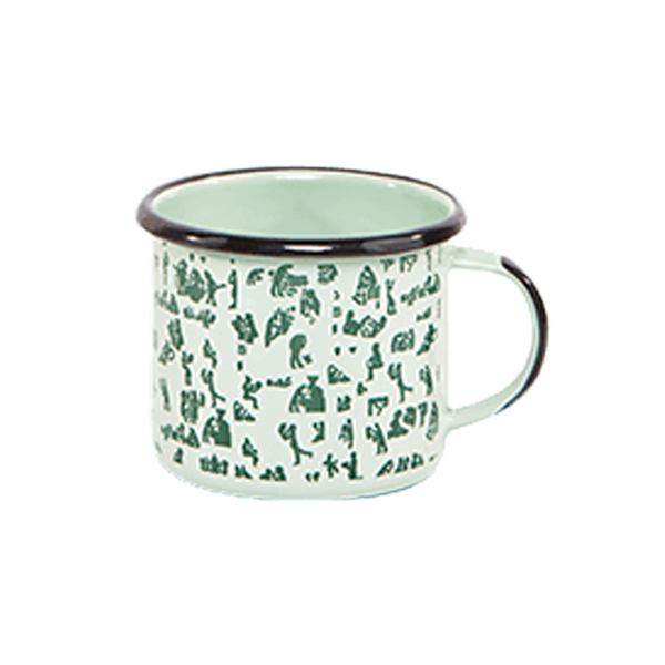 Tazza In Metallo Smaltato Umoristica Simone – Infrangibile, Vintage, Sublimazione HD, 8,6x8,8 Cm
